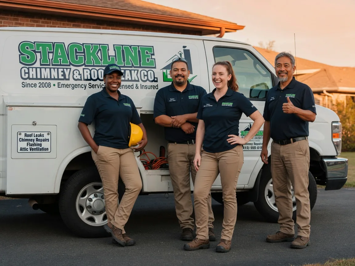 Chimney flashing repair company in Binger, OK